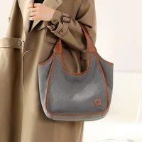 purses for women multi pocket shoulder handbag top handle hobo tote bags canvas hobo purses and handbags for girls