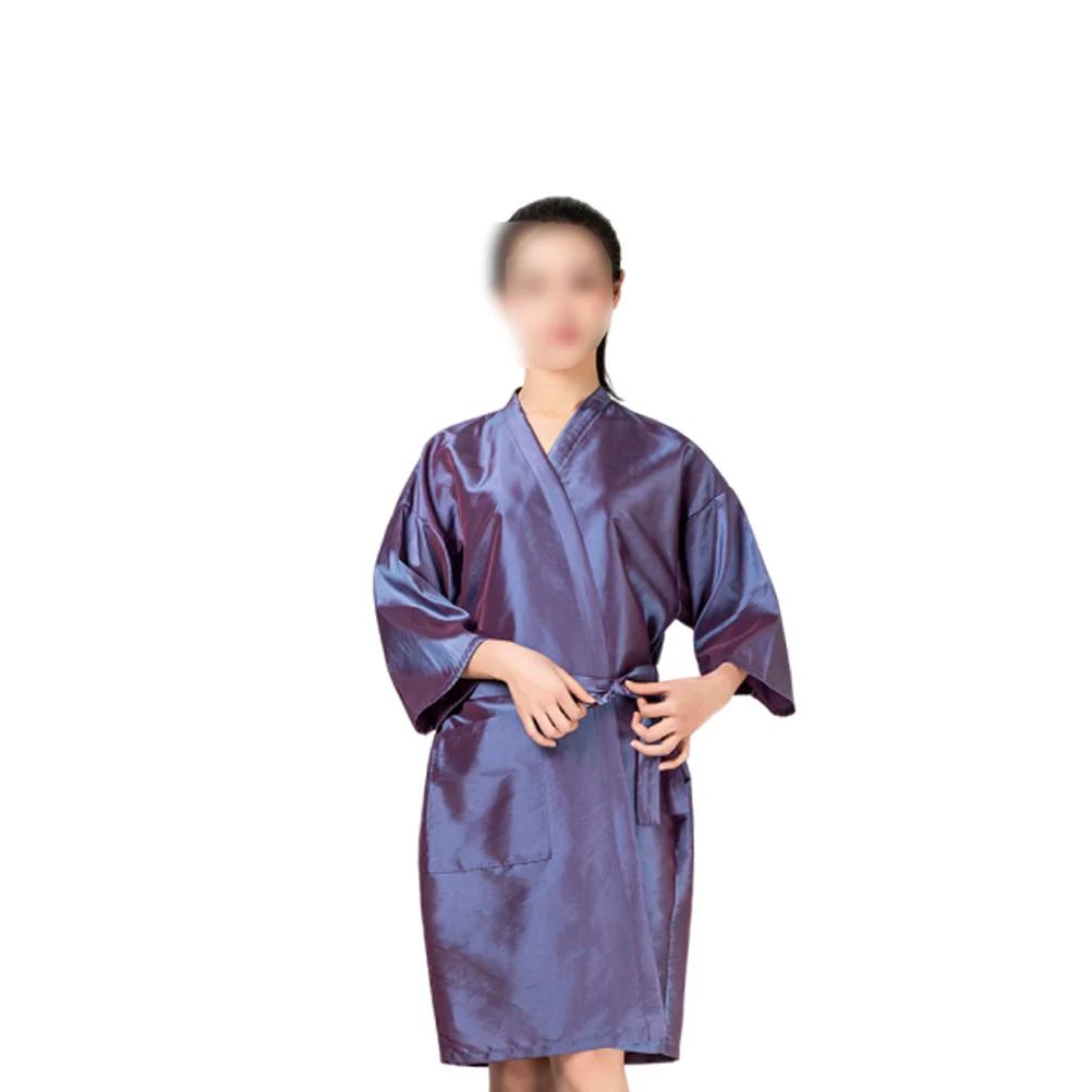 

Salon Hair Apron Barber Robes Client Gown Robe Capegowns Smocks Dressing Kimono Clients Capes Clothes Smock Stylist Hairdressing