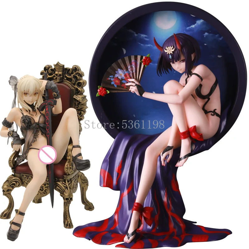 

23cm Fate/Grand Order Anime Figure Shuten Douji Sexy Girl Action Figure Assassin/Caster Hentaii Figure Adult Collection Doll Toy