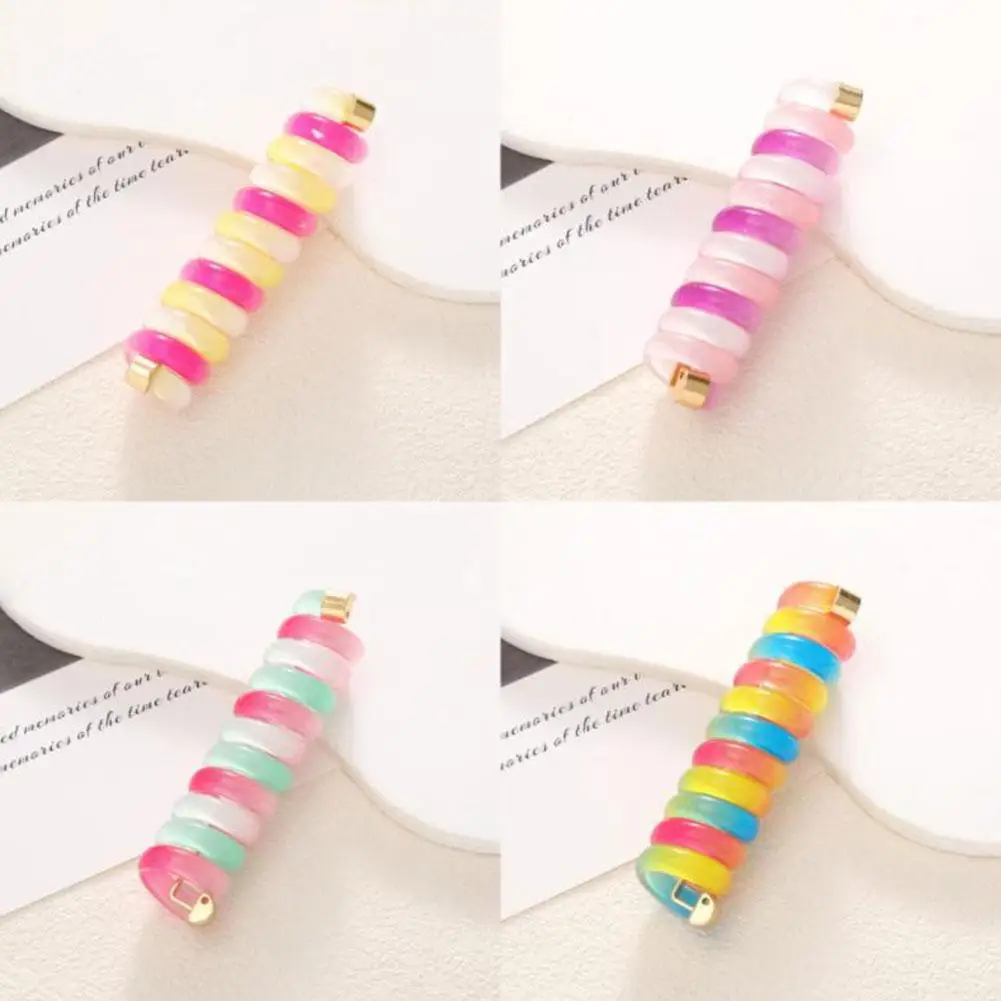 

Telephone Line Hair Band Creative Colorful Hair Artifact Women Twine Elastic Tied Weaving Rubber Fashion Girl Band Hea G0M1