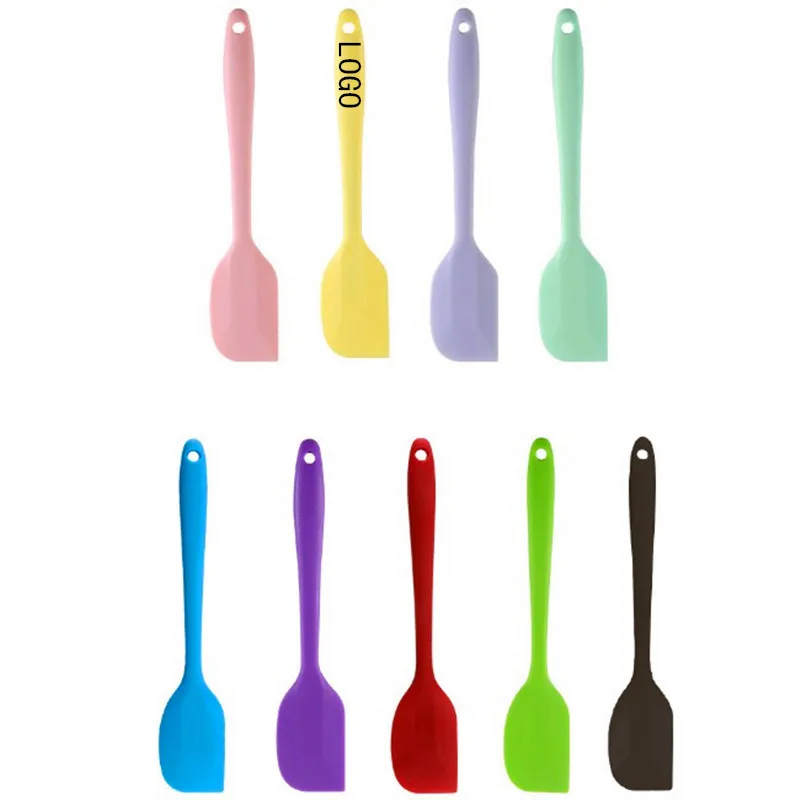 

4.5cmCream baking silicone spatula non-stick butter chocolate spatula heat-resistant kitchen pastry tools can be customized logo