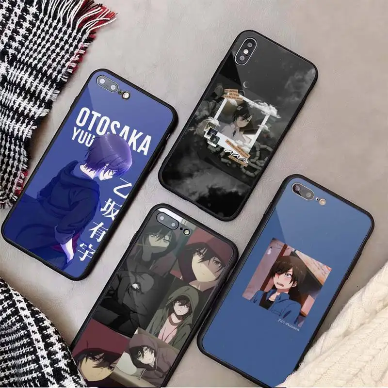 

Charlotte Otosaka Yuu anime Phone Case Tempered glass For iphone 11 12 13 PRO MAX mini 6 7 8 plus X XS XR