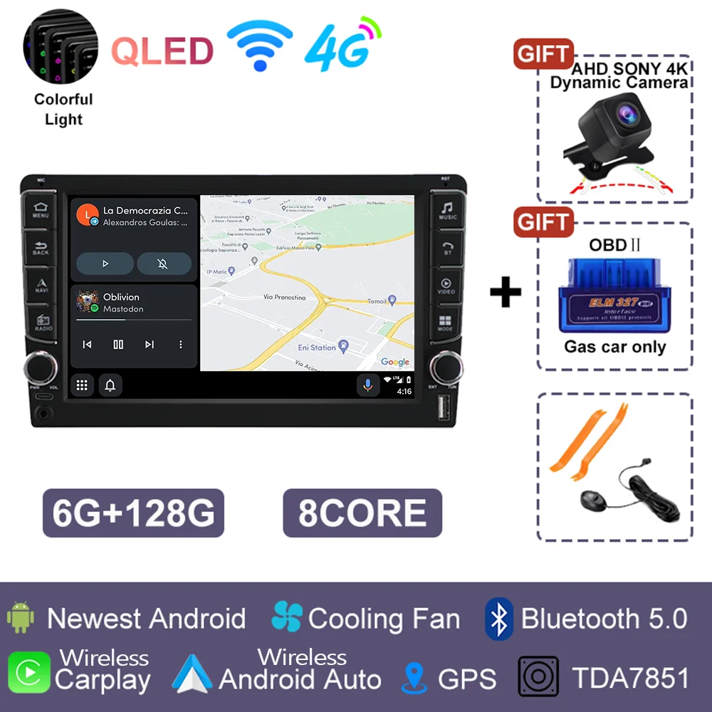 

Для Nissan Qashqai J10 2006 2007 2008 2009 2010 2011 2012 2013 Автомобильный радиоприемник Android 14 Авто мультимедийный видеоплеер GPS автора радио