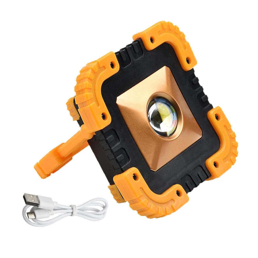 

330W 3000LM USB Solar LED Work Light Rechargeable Emergency Flood Lamp Waterproof Searchlight Foldable Spotlight W/ Stand