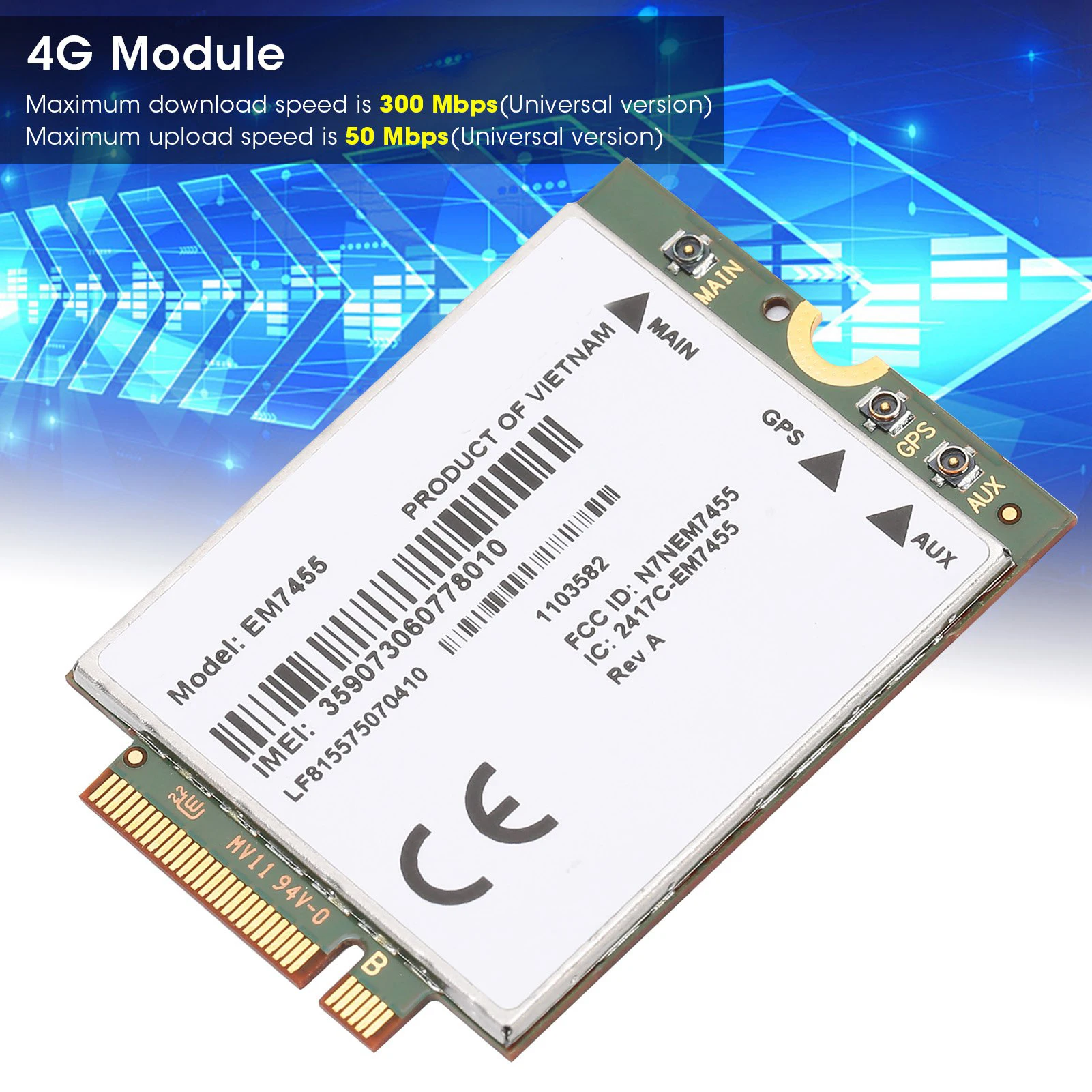 Модуль 4G EM7455 FDDLTE DW5811E Sierra Wireless универсальной версии NGFF M2 |