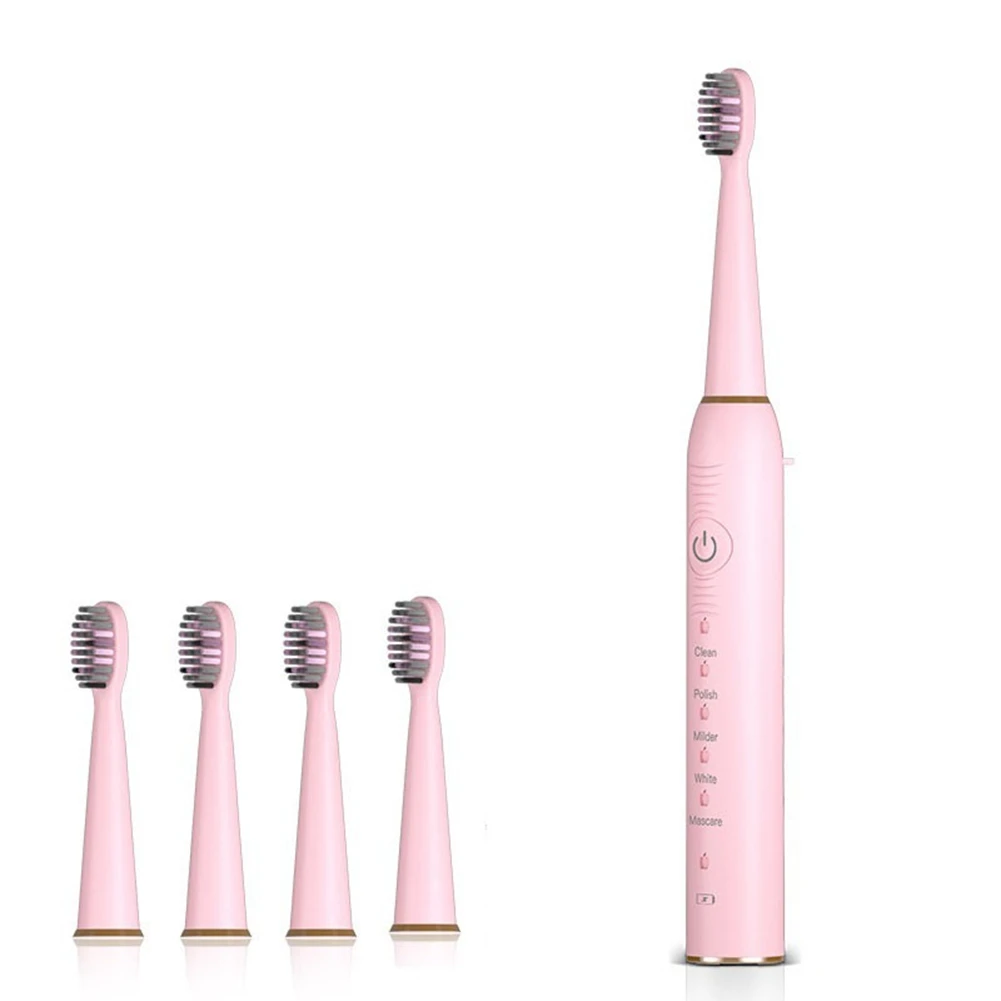 

Щетка Зубная Ультразвуковая для взрослых и детей, IPX7, 4 насадки