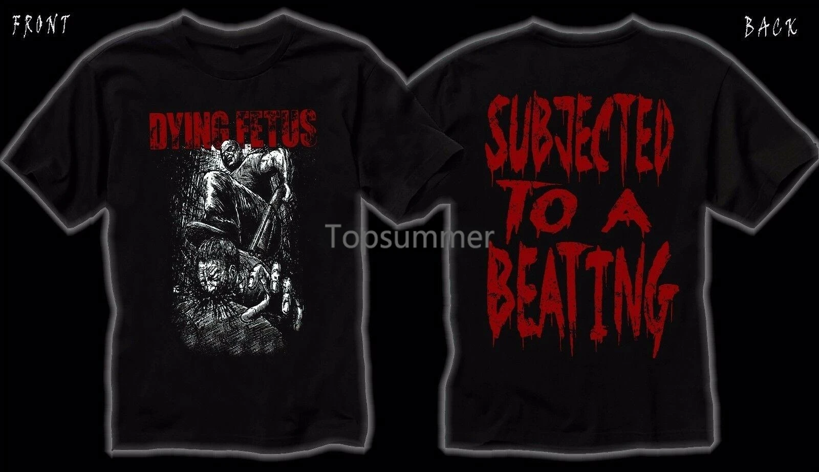 

Футболка с умирающим плодом и спускающимся в негодность размером от S до 6Xl