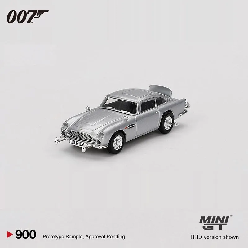 Фото 【В наличии】MINI GT 1:64 Aston Martin DB5 Aston Martin 007 Movie Edition # 900 # Коллекция 901, игрушка, подарок на день рождения для мальчиков и девочек №1