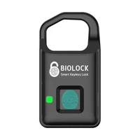 Мини замок со сканером отпечатка пальца, такой можно повесить, например, на почтовый ящик#3