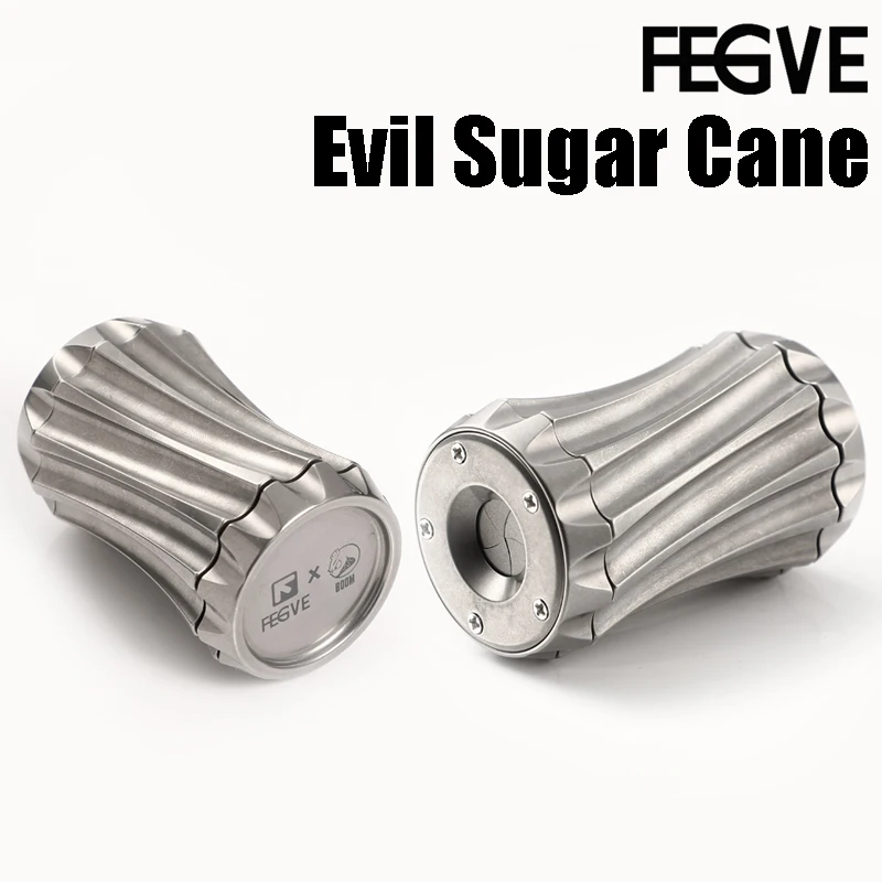 FEGVE Evil Sugar Bowl Torpedo Fidget Spinner Pill Box Boom Figo Co-branded Mechanical Push Toy EDC