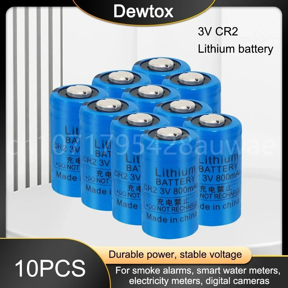 10 шт. 800 мАч 3 в CR2 неперезаряжаемая одноразовая батарея для камеры системы