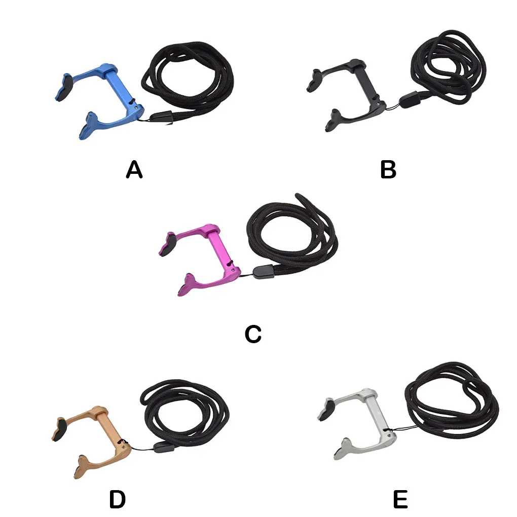 

Носовые зажимы, спортивное оборудование, маленький размер, регулируемый высокопрочный Противоскользящий металлический зажим, черный