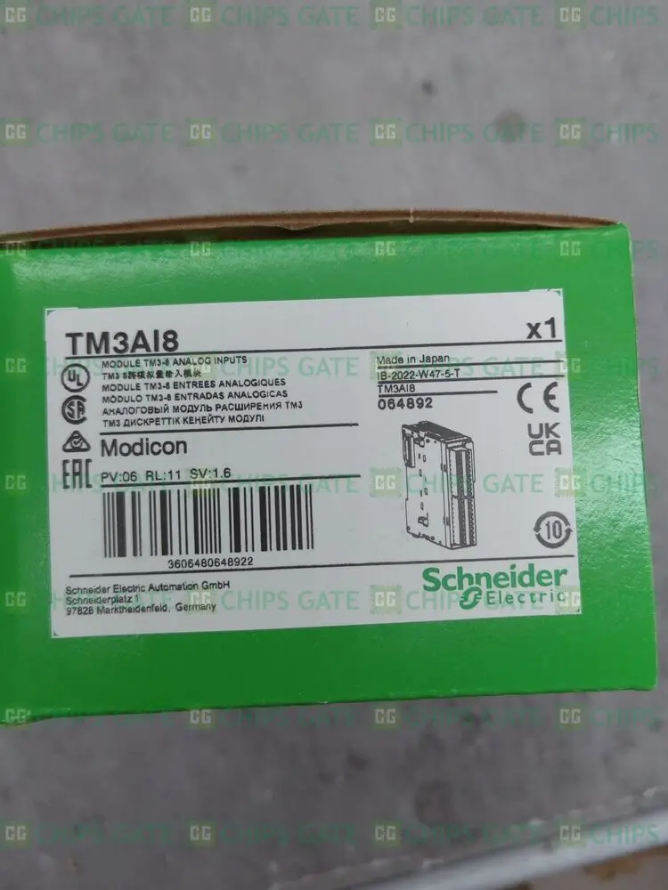 

Новый аналоговый входной модуль Schneider TM3AI8 в наличии