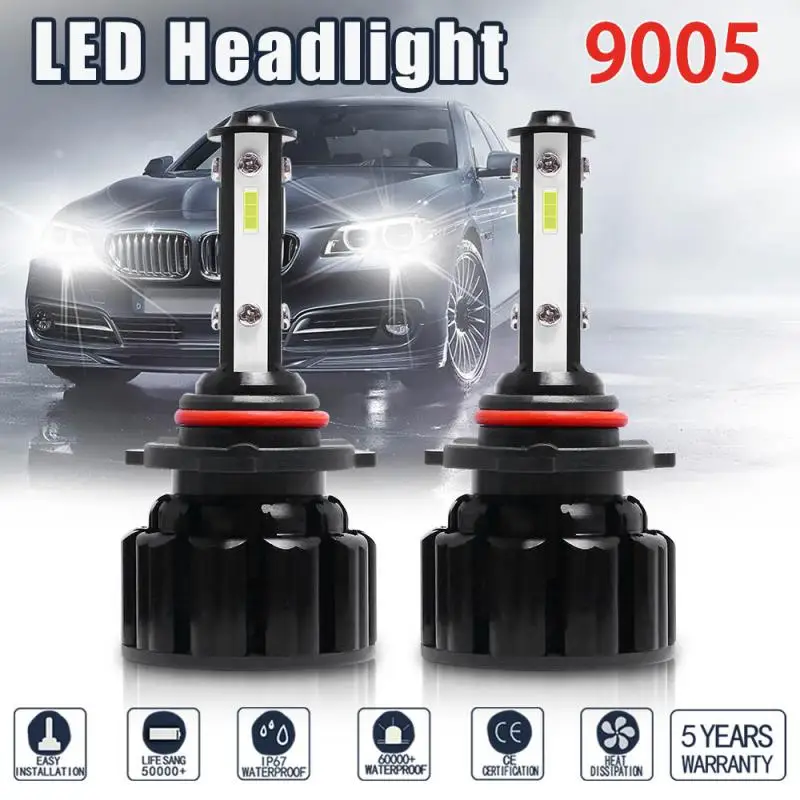 

Автомобильная светодиодная фара 6500 лм, сверхъяркая Водонепроницаемая универсальная практичная Автомобильная поставка, автомобильное освещение, многофункциональная лампа k