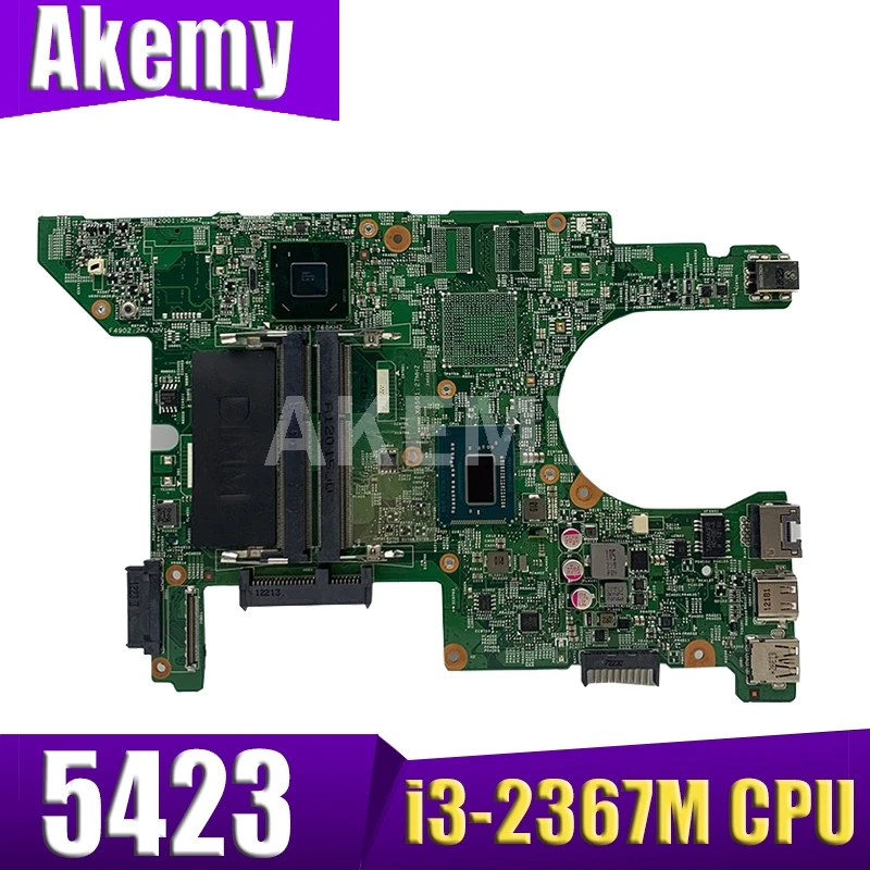 

AKemy Laptop motherboard For DELL Inspiron 14Z 5423 SR0CV i3-2367M Mainboard CN-00N85M 00N85M 0N85M 11289-1