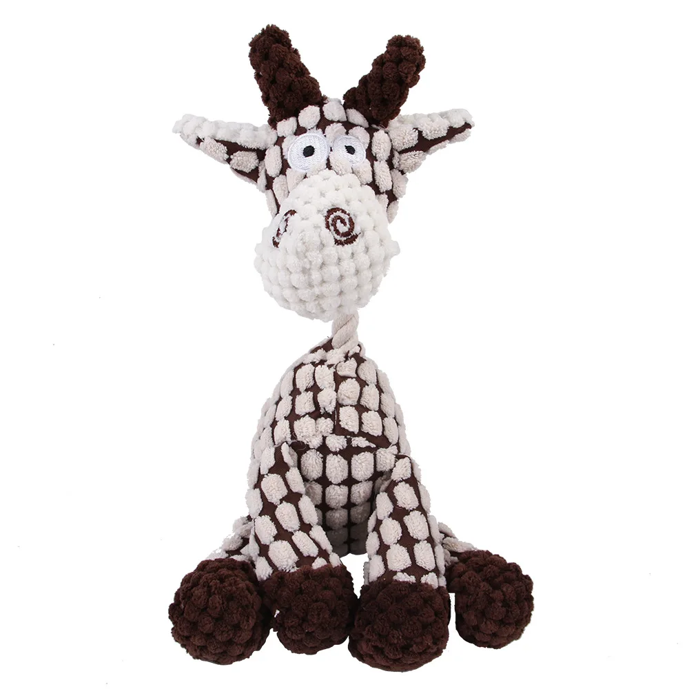 Dog Donkey Cute Animal Toy Molar Training Teddy Shiba Interactive Pet Puppy Toys Supplies |