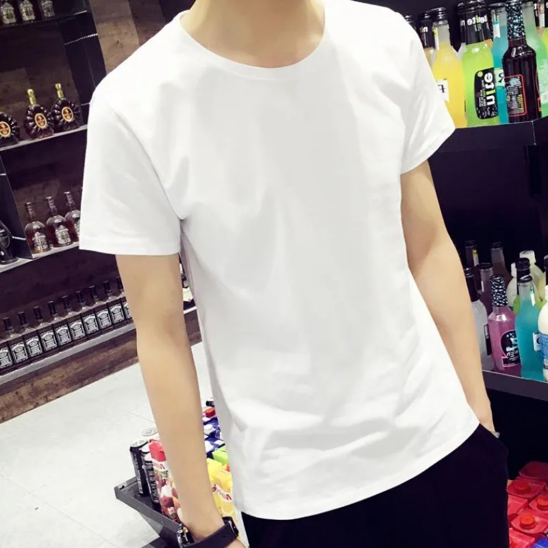 

Summer men's and women's T-shirts solid color 2022