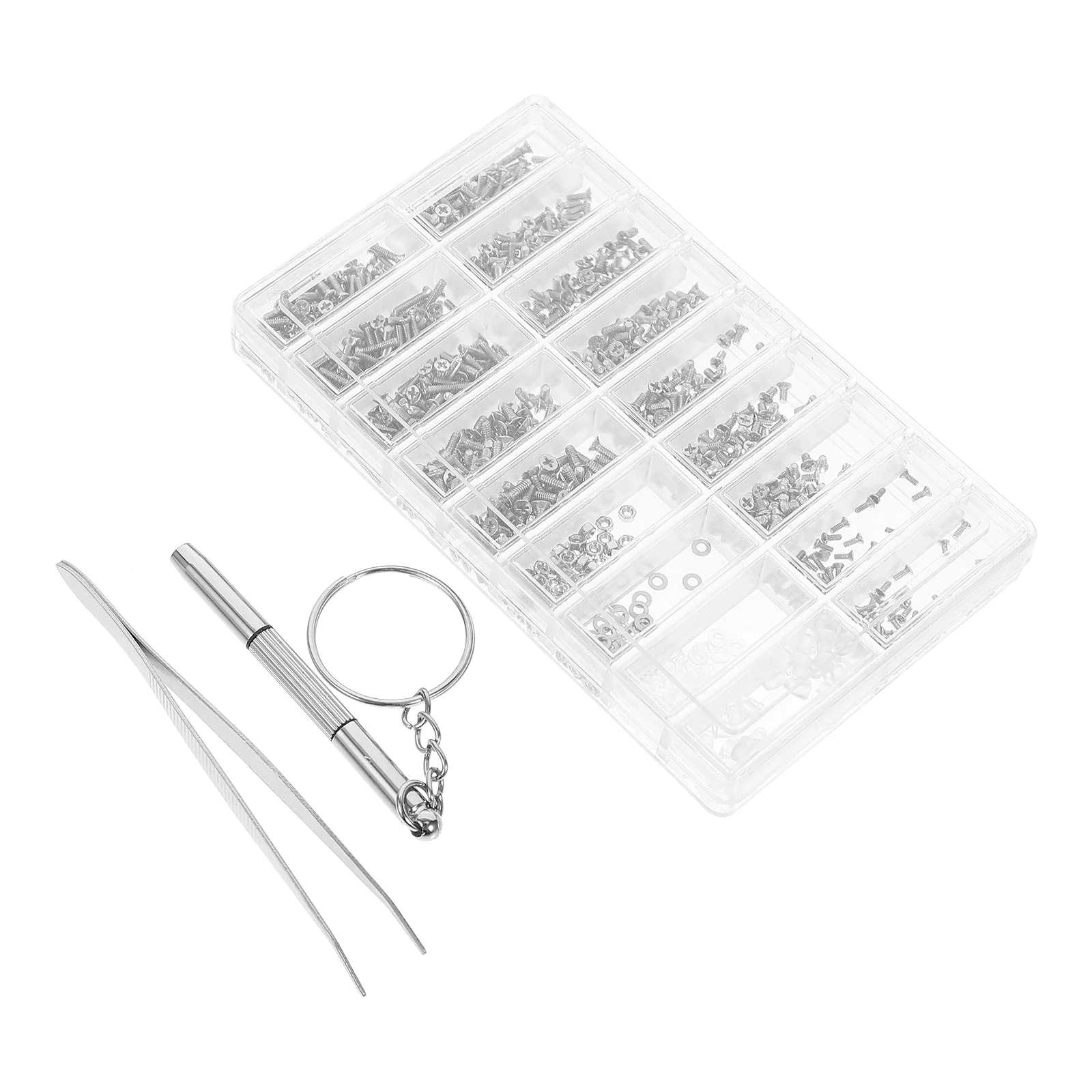 

Kit Repair Glasses Eyeglass Screwdriver Screw Screws Spectacle Repairing Sunglass Watch Replacement Pad Sunglasses Jewelry