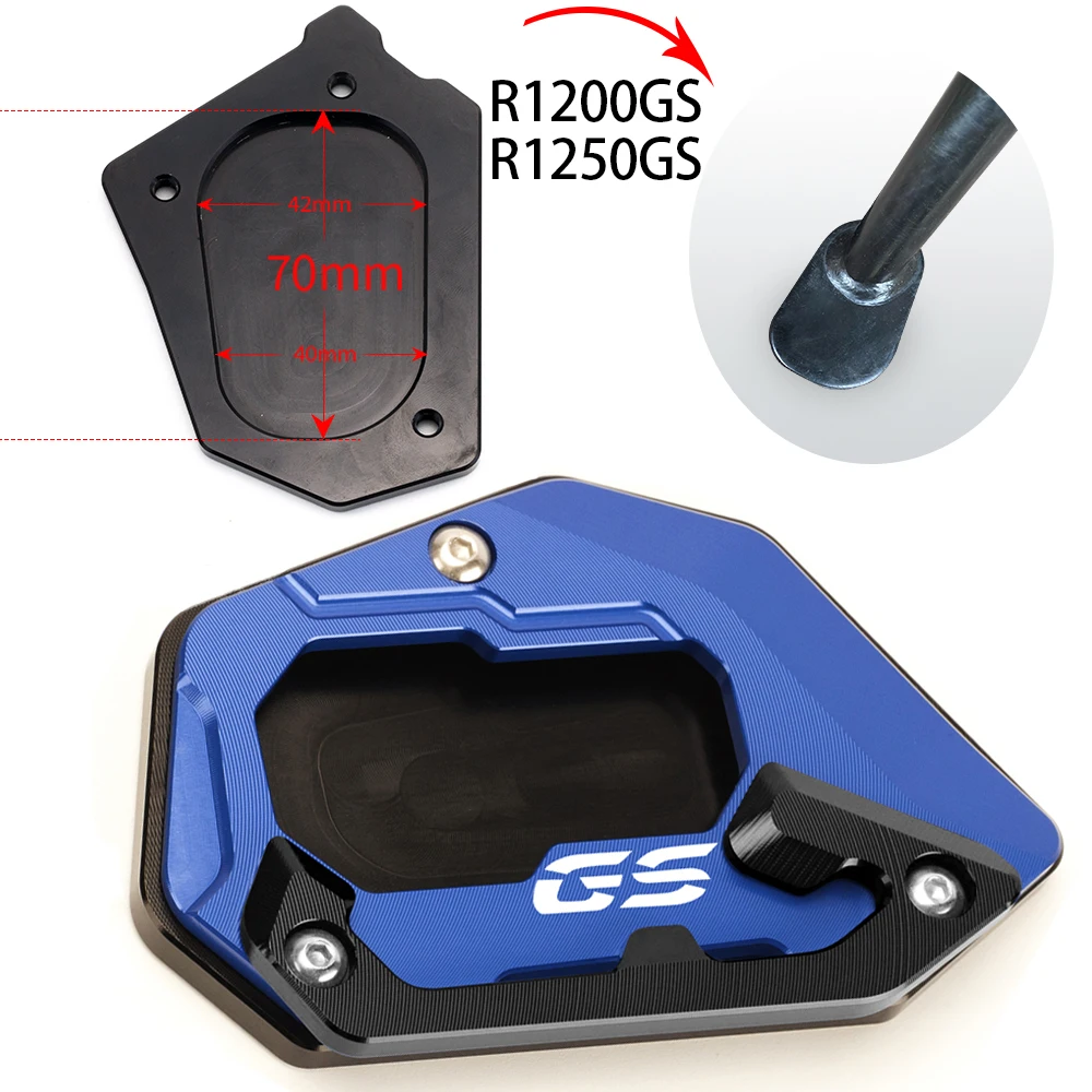 

Motorcycle Kickstand Enlarge Side Stand Extension For BMW R1200 R1250 GSA R1200GS LC Adventure R1250GS Rallye HP Accessories