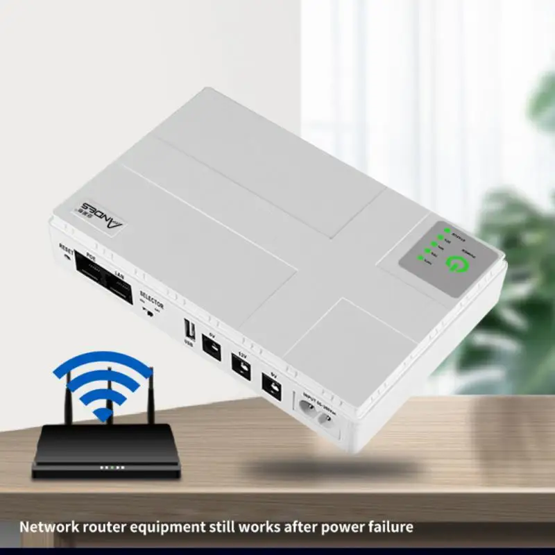 

8800/10400MAH EU Portable Router 5V12V24V DC UPS Power Supply Monitoring Large-capacity Standby Power Supply