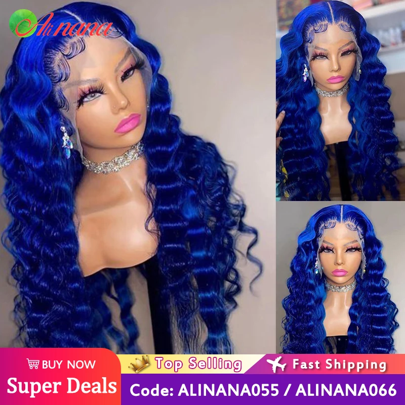 Ed Deep Wave Human Hair Wigs 13×6 Lace Frontal Hair Wigs 180% Density Hd Lace Front Wig