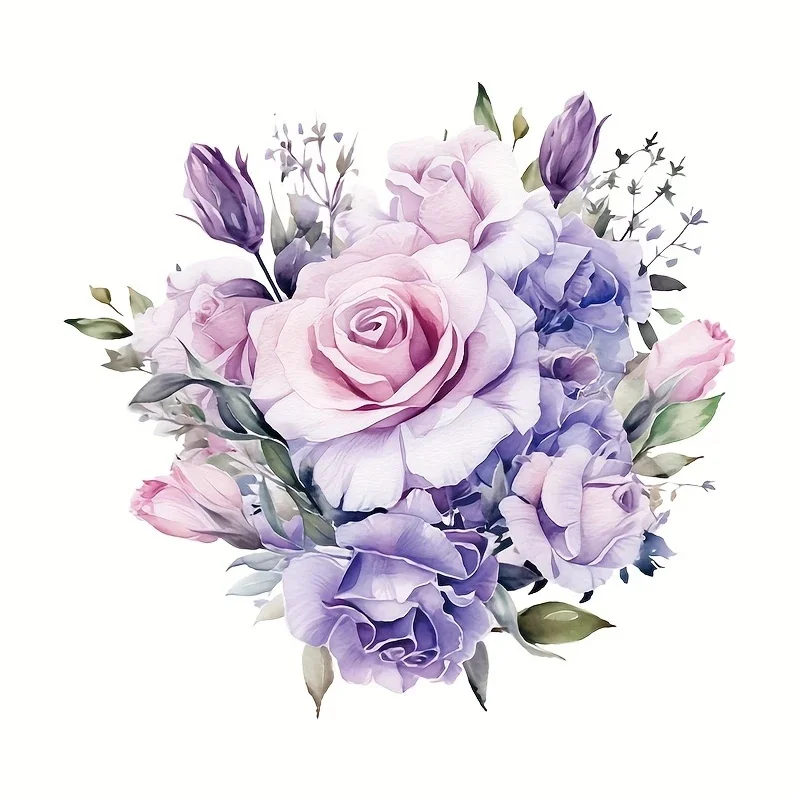 

Наклейка на крышку унитаза с цветочным рисунком