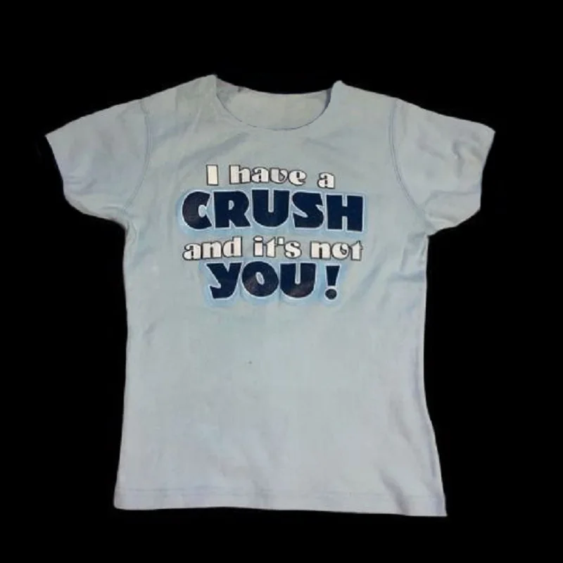 

Summer Street Casual Letter Pattern Printed T-shirt Fashion Casual O-neck Short Sleeve Y2K Trendy Contrast Printing T-shirt