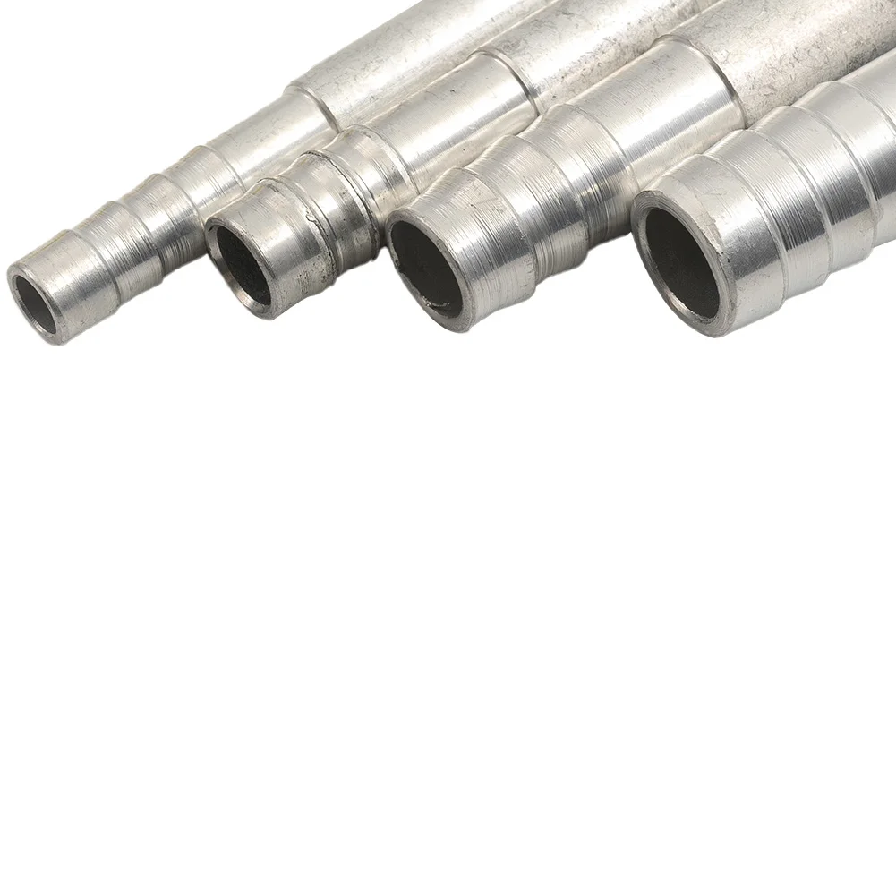 

4pcs /set A/C Hose Barb Straight Splice Push In Fitting Aluminium #6 #8 #10 #12 (3/8'' 1/2'' 5/8'' 3/4'' ) Straight Splice Barbe