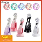 5в1 RF  мезотерапия ЭМС электропорация лица красота машина радиочастота светодиодный фотон омоложение кожи подтяжка осветляющая