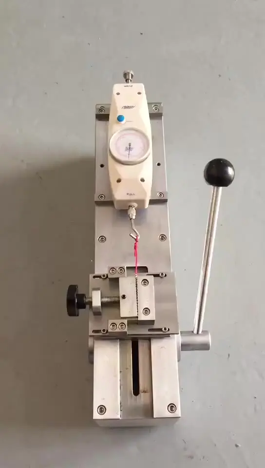 

Horizontal Pulling Force Testing Equipment For Wire Harness Terminal