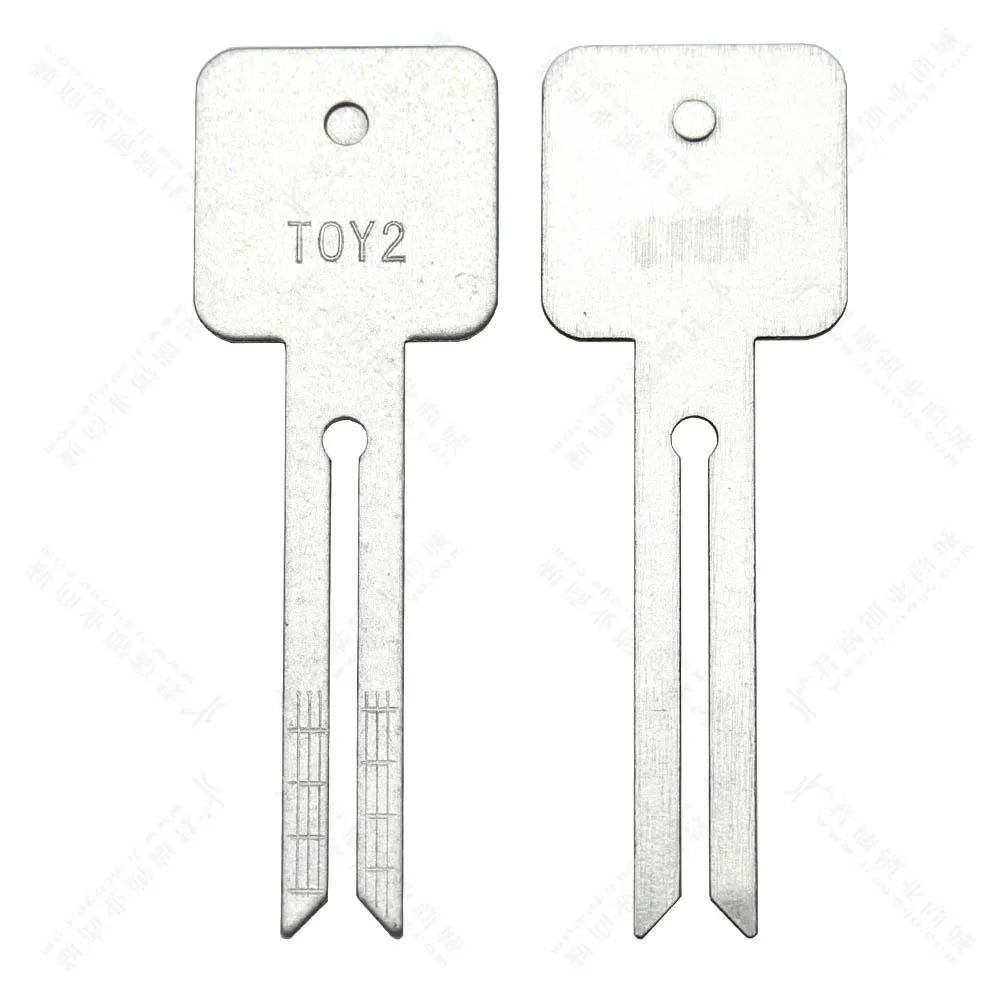 

20PCS/LOT TOY2 LiShi Engraved Line Blank Car Key Scale Shearing Teeth For 2 in 1 HU101 HU66 HON66 HU100 HU92 Locksmith Tools