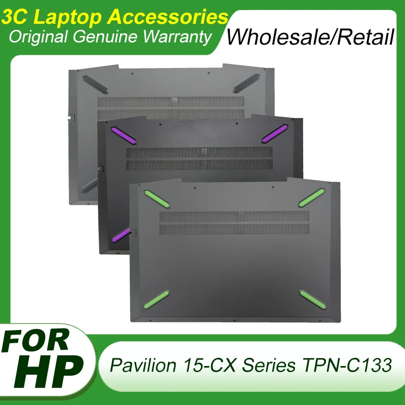 

New For HP Pavilion 15-CX Series TPN-C133 Laptop LCD Rear Lid Back Top Cover Black Purple Green L20314-001 L20313-001 L20315-001