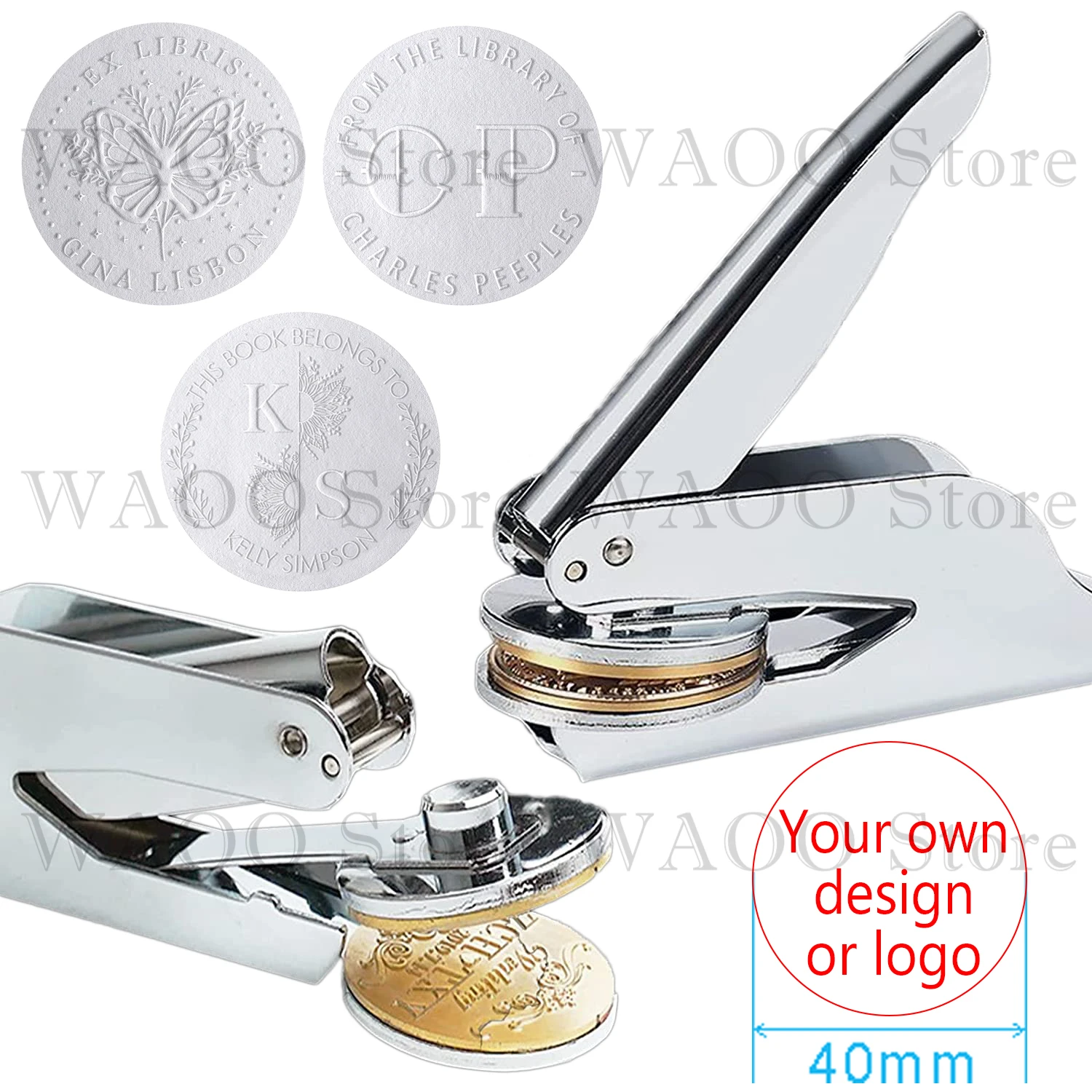 Купи Custom Logo Embossing Stamp, Logo or Emblem Embosser, Wedding Logo Custom Embosser. Library Book Embosser, Logo Branding Embosse за 1,524 рублей в магазине AliExpress