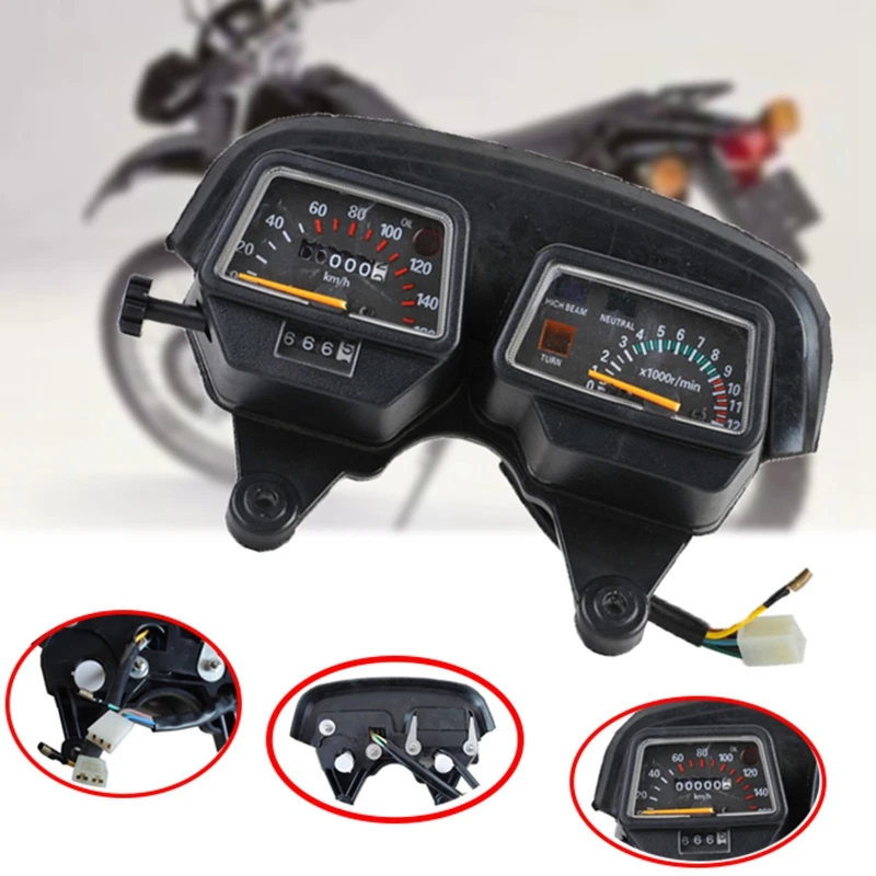 Motorcycle Gauges Cluster Speedometer Tachometer for Yamaha Enduro DT125 DT125R Speedometer DT 125 125R
