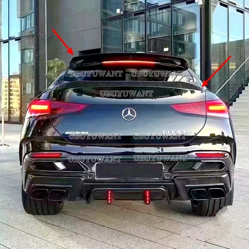 Задняя Крышка багажника Ducktail спойлер Крылья для Mercedes GLE Coupe W167 C167 320 350 400 450 53 AMG