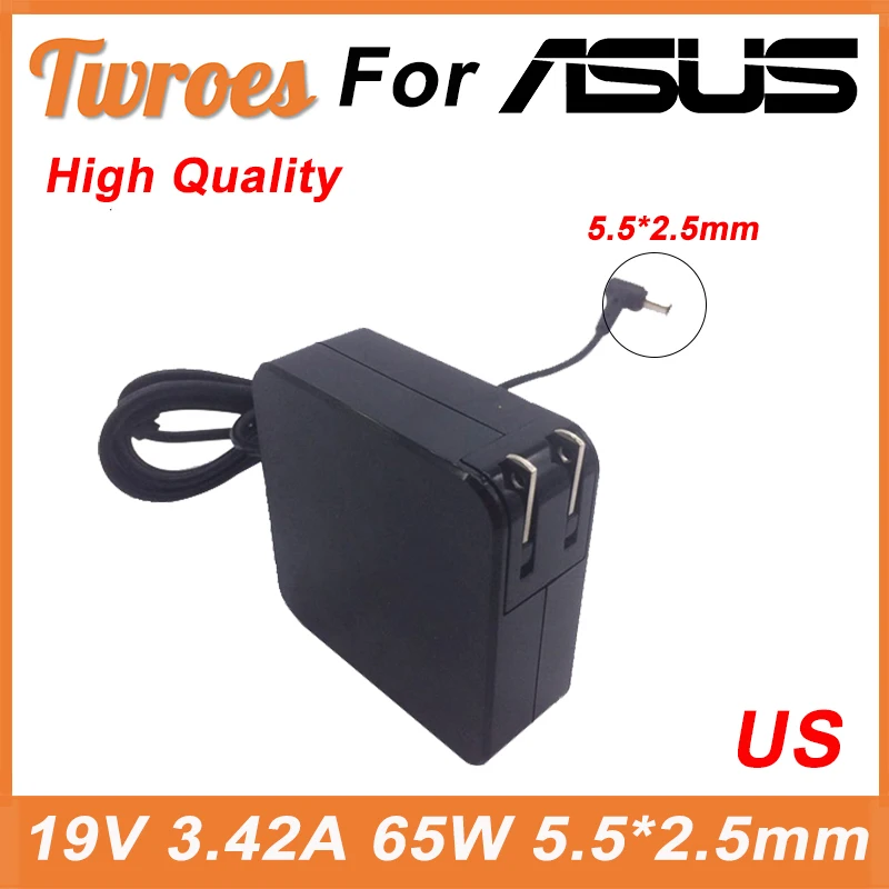 

Laptop Adapter 19V 3.42A 65W 5.5*2.5MM Notebook Charger For ASUS/TOSHIBAX401A X550C A450C Y481 X501LA X551C V85 X555 A52F