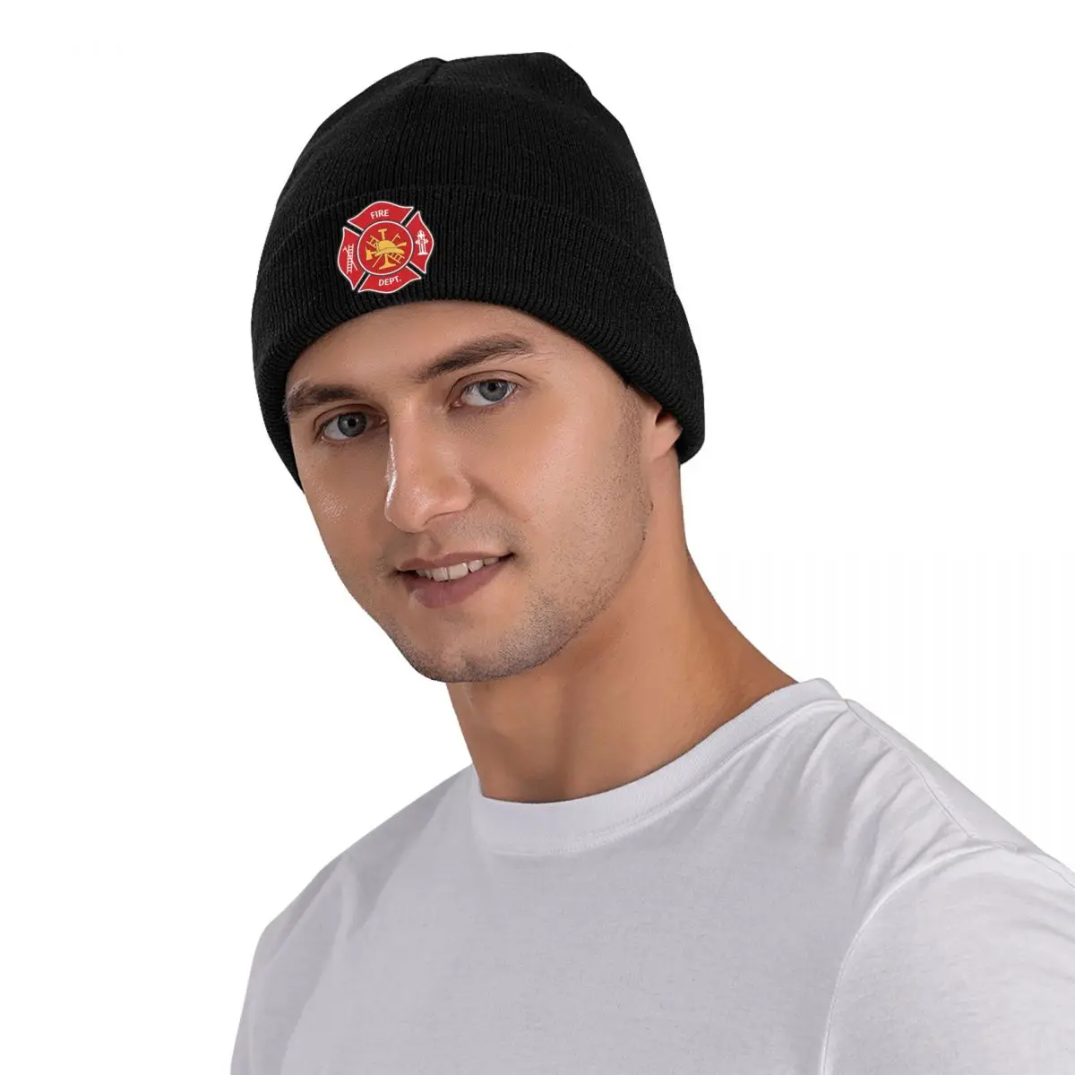 Шапки с логотипом пожарного шапки-бини шапки на заказ шапочки Skullies осень-зима