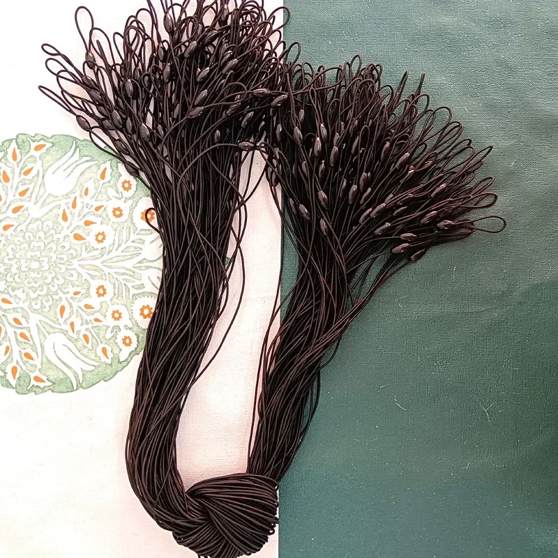 Ремешок для ручки полосок карт подвесной ремешок бусин значка кулон мелких