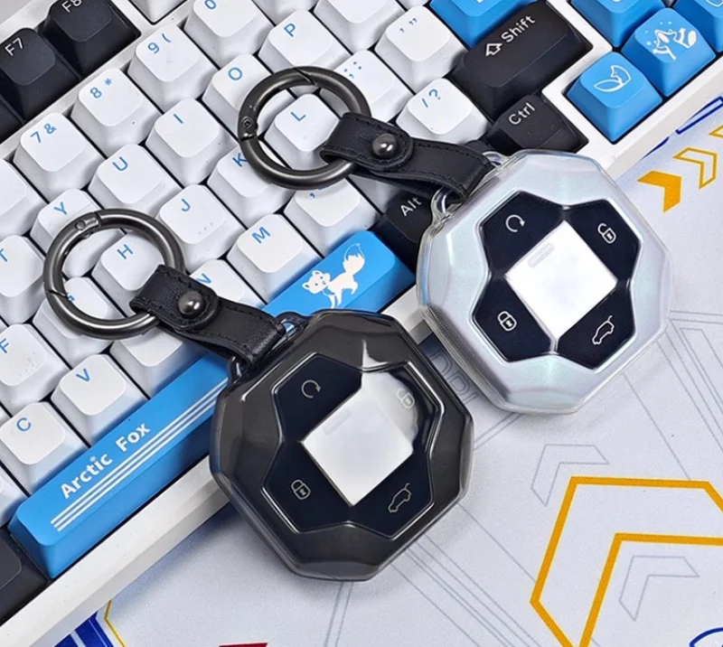 Универсальный прозрачный чехол для ключей автомобиля подходит Jetour Traveler T2 2023-2024