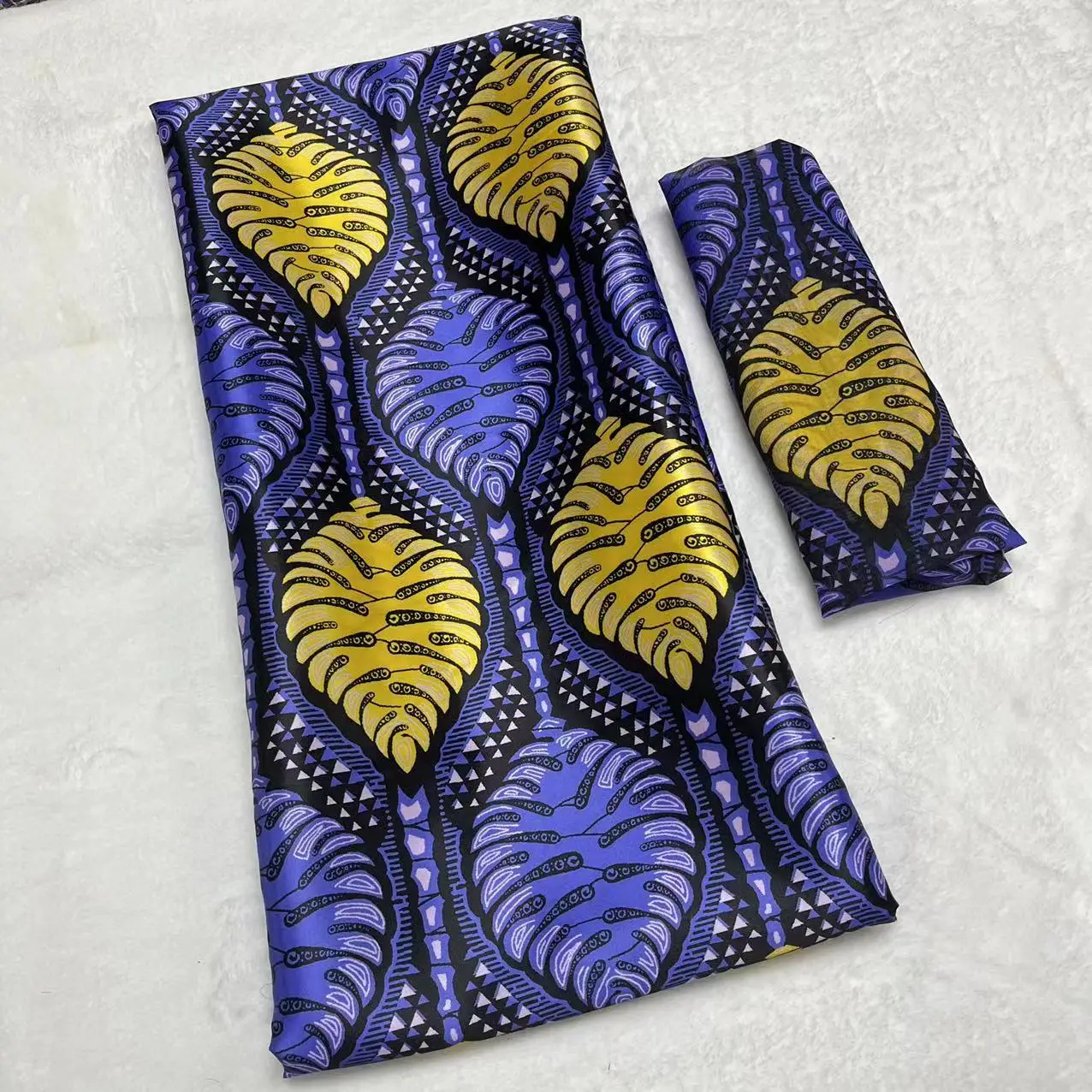 Африканская атласная ткань мягкие шелковые Вощеные ткани и шифоновая Тюлевая