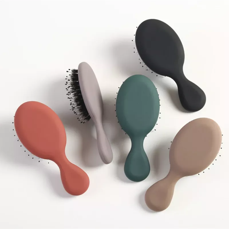 

Massager Hair Comb Pocket Horsehair Comb Salon Styling Hairbrush Fashion Styling Shampoo Hair Comb Brush Health Tool