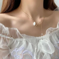 french romantic sexy elegant retro rose flower drop clavicle chain super fairy temperament girl necklace antique style