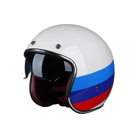 half cover helmet black unisex retro helmet personalized hard hat comfortable breathable detachable brim motoros sisak kask