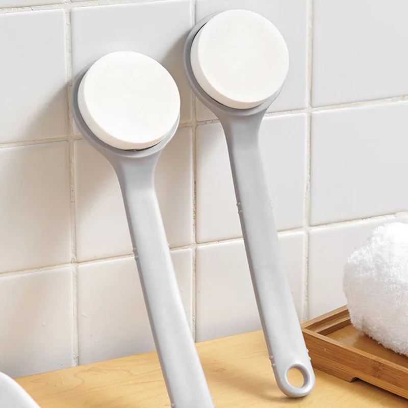 

Long Handle Exfoliating Sponge Bath Scrubber Back Body Scrub Exfoliation Cleaning Equipment Bathroom Shower Rubbing Mud Brush