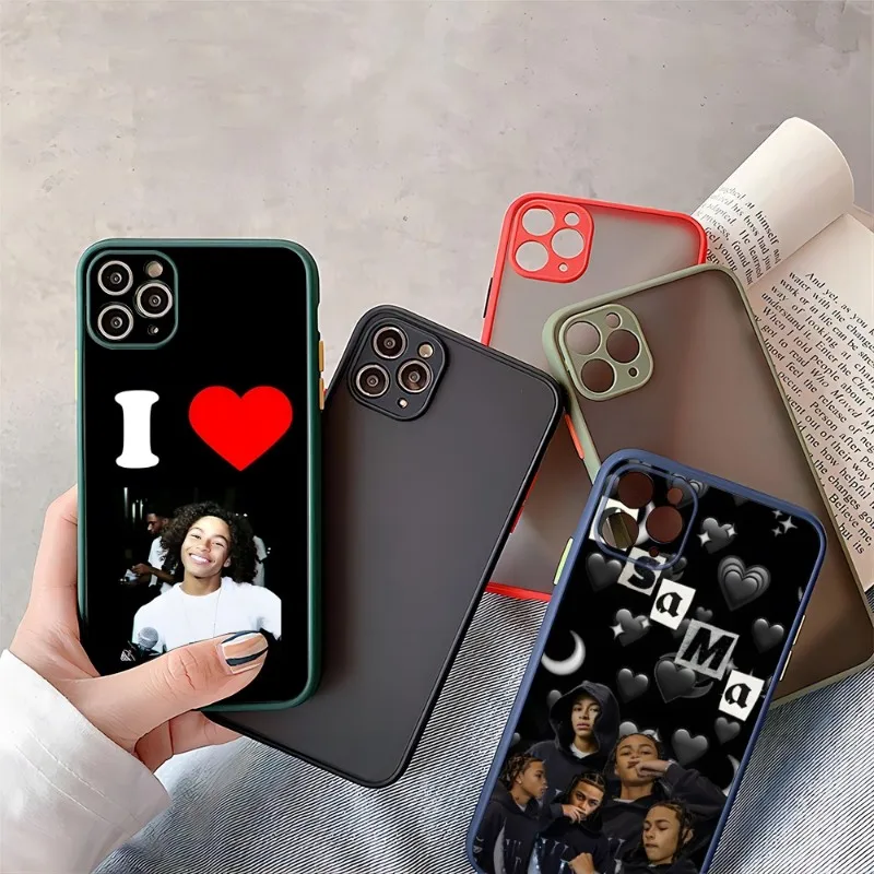 

Dd Osama DDOT Phone Case For IPhone 14 13 Pro Max 12 Mini 11 SE 2020 Couple Plus XS X XR Matte Frosted Protection Case