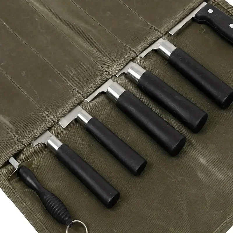 Портативная сумка для ножей кухонного ножа чехол переноски холщовые держатели