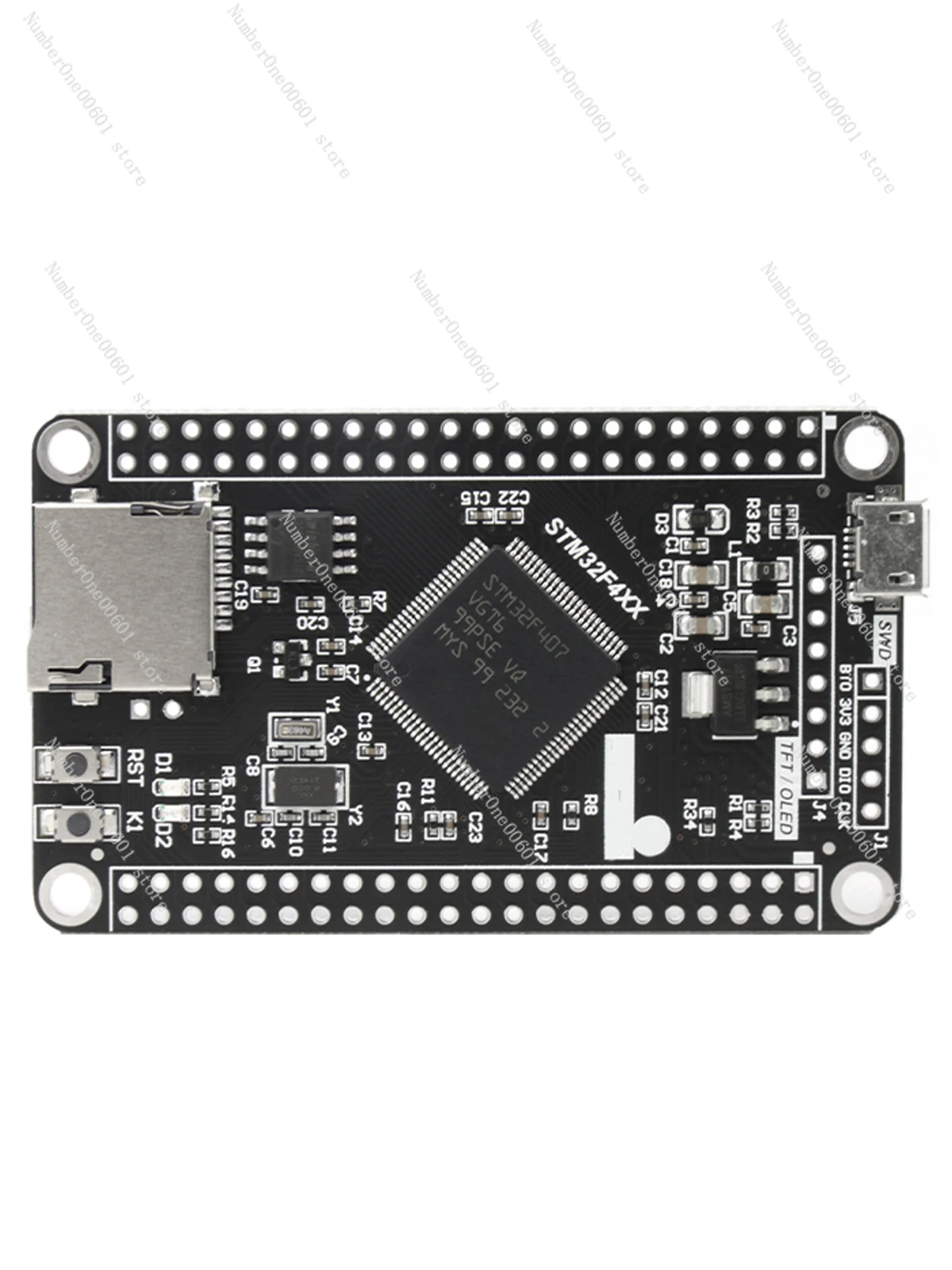 Макетная плата микроконтроллера STM32F407VGT6 модуль встроенного программирования