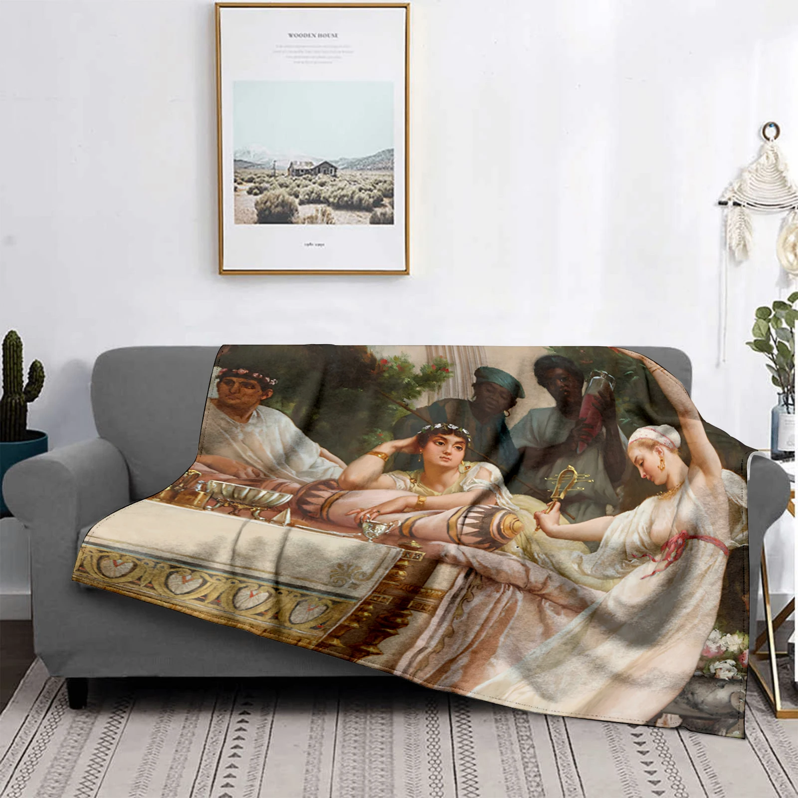 Домашнее украшение плюшевое одеяло для дивана красочное покрывало с животными