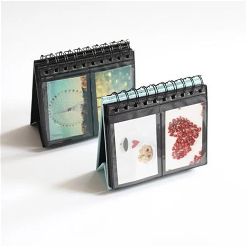 

Настольный Фотоальбом Polaroid 3 дюйма, 68 карманов, календарь, книга для дома и рабочего стола, книга для хранения