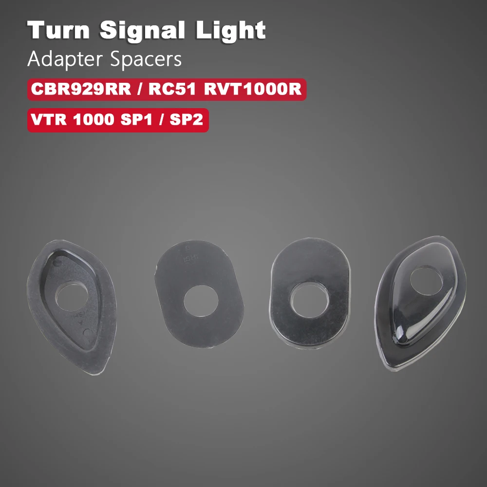 

Motorcycle Turn Signal Light Indicator Adapter Spacers For Honda CBR929RR CBR 929 RR 929RR RVT1000R VTR 1000 VTR1000 SP1 SP2